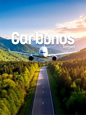 avion volando sobre carrertera